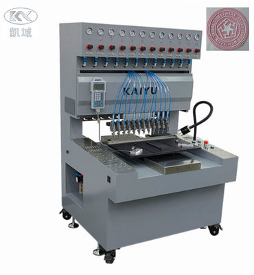 Silicone Rubber Keychain Making Machine PVC Dispenser 12 kleur