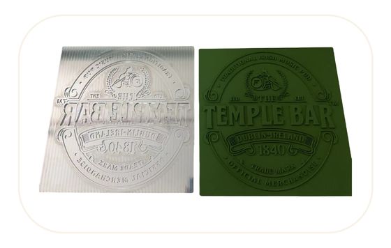 Goede prijs. Aanpassing van siliconen rubber vorm embossing inkt stempel voor kledingstukken labels online