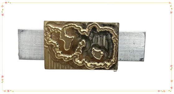 Goede prijs. Professionele siliconen rubbervorm met inktstempel voor het merken van stoffen online