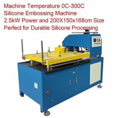 Goede prijs. Machine Temperatuur 0C-300C Silicone Embossing Machine 2,5kW Kracht en 200X150x168cm Grootte Perfect voor duurzame siliconenverwerking online
