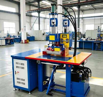 8 kW waterkoelende hoogfrequente embossingmachine met pneumatische druk voor etiketontwerp